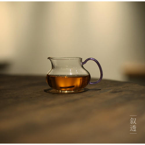 |叙透|《飘香分茶器》公道杯公杯 可加热 断水高硼硅高透无铅玻璃