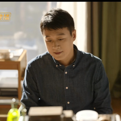 我的后半生沈青佟大为同款软牛仔春秋纯棉衬衫休闲长袖衬衣男外套