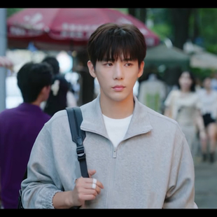 陷入我们的热恋陈路周王安宇同款空气层翻领开衫卫衣男女外套情侣