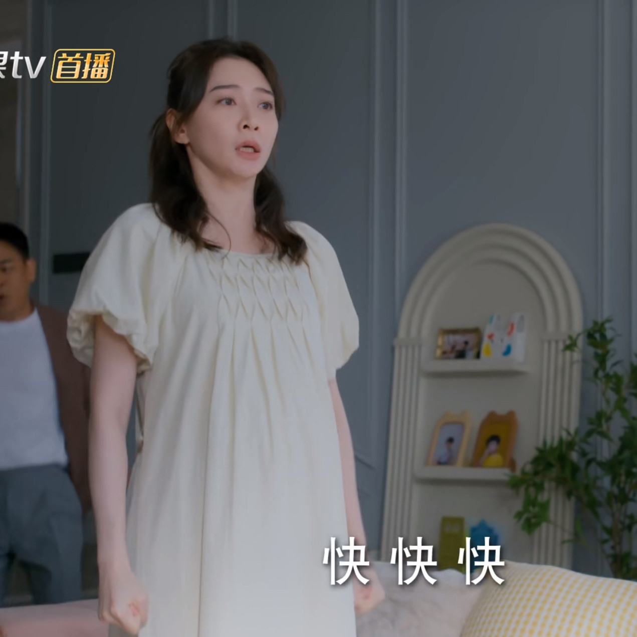 时光正好许梦心潘之琳同款孕妇夏装连衣裙哺乳中长A字裙大码宽松