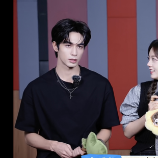 骄阳似我林屿森宋威龙同款 百搭男女 圆领情侣T恤宽松落肩全棉短袖