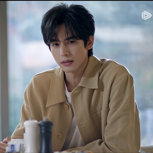 复古男士 夹克春秋美式 外套 弹力翻领工装 骄阳似我林屿森宋威龙同款