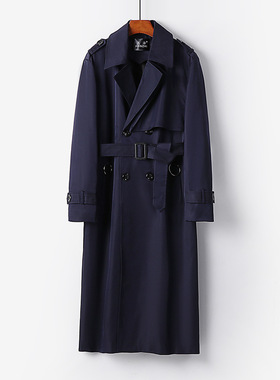 以法之名李光洁张译同款大码风衣男男士商务休闲英伦风长款外套男