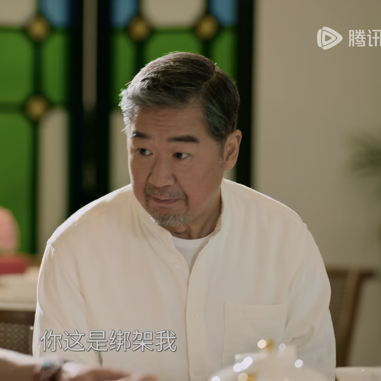 我的后半生沈卓然张国立同款春夏立领棉麻衬衫宽松休闲长袖衬衣男