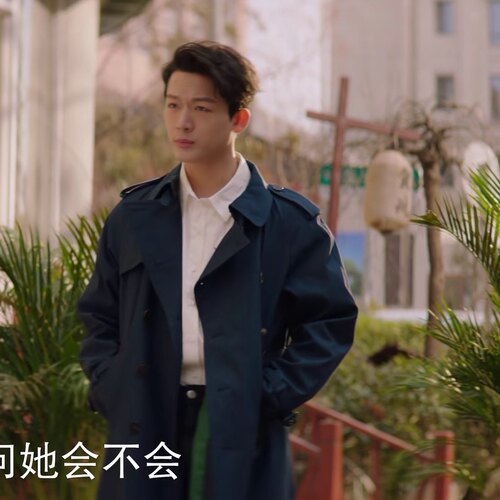 我知道我爱你赵晋张晚意同款长款风衣男英伦风双排扣宽松过膝外套