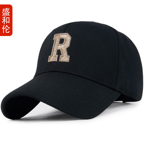 秋冬户外字母刺绣男高尔夫棒球帽