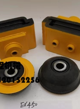 日立EX400-5/EX450-5机脚胶 发动机6WG1避震 减震胶 挖掘机机脚胶