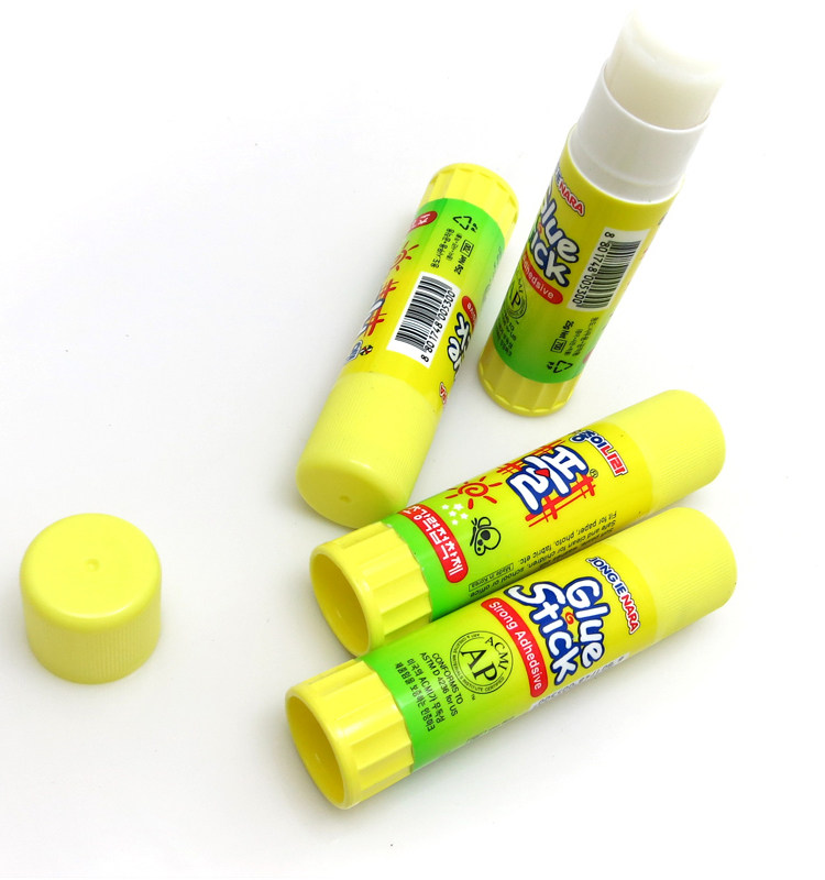 南韩胶棒 创意固体胶 环保无毒  8克15g黄色胶水韩国文具办公用品
