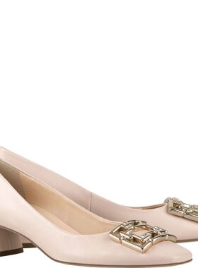 漫步代购 hogl友高女鞋2022秋冬新款高跟粗跟女士单鞋4-104040