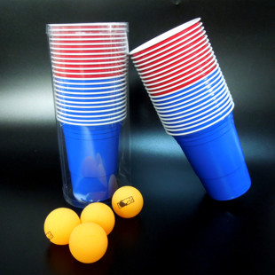 beer pong套盒cups杯子歌 游戏桌 啤酒桌 游戏杯red solo cup