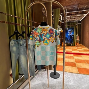 2026夏季新品圆领宽松显瘦撞色百搭高级潮流纯棉爆款短袖T恤上衣