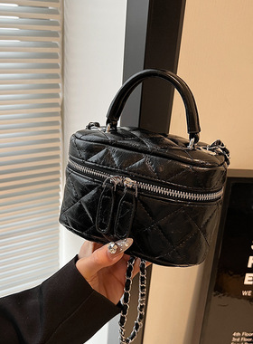 小众设计mini包包女2025新款迷你小水桶包流行百搭ins斜挎手机包