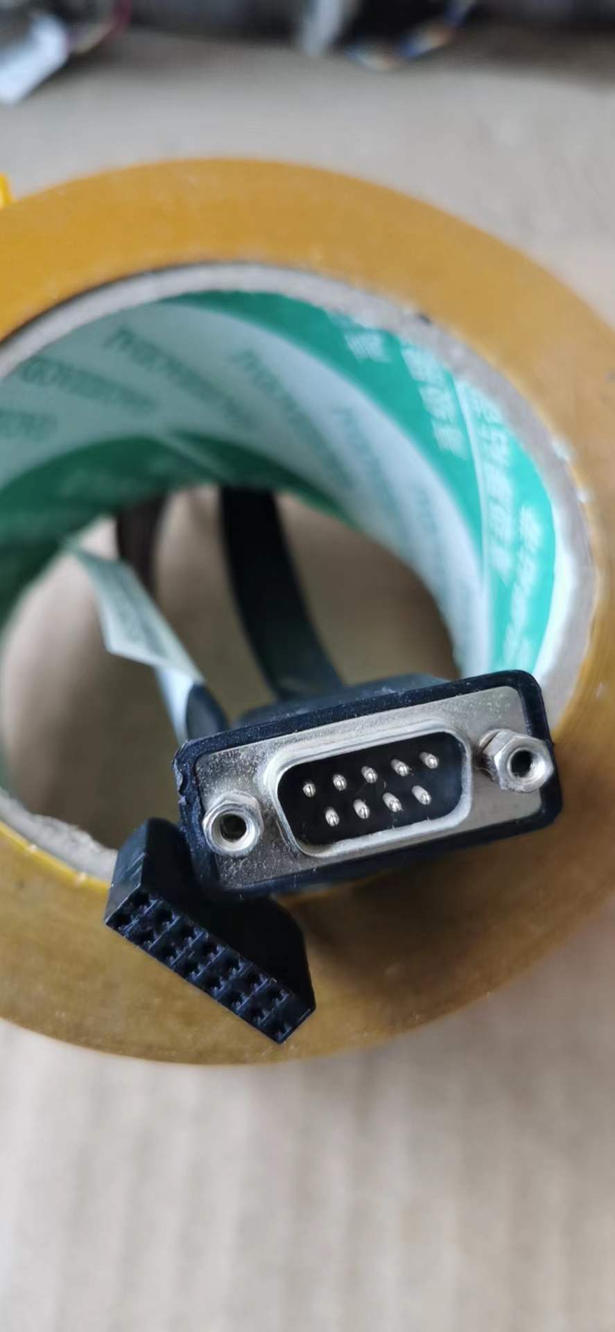 联想15针转9针串口线 com2口转接线 新款小口00xl199 大口03t8177