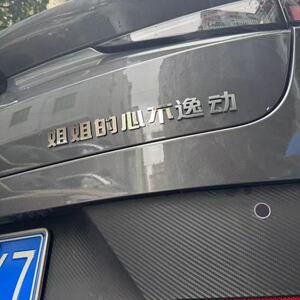 长安逸动不动不锈钢金属车贴
