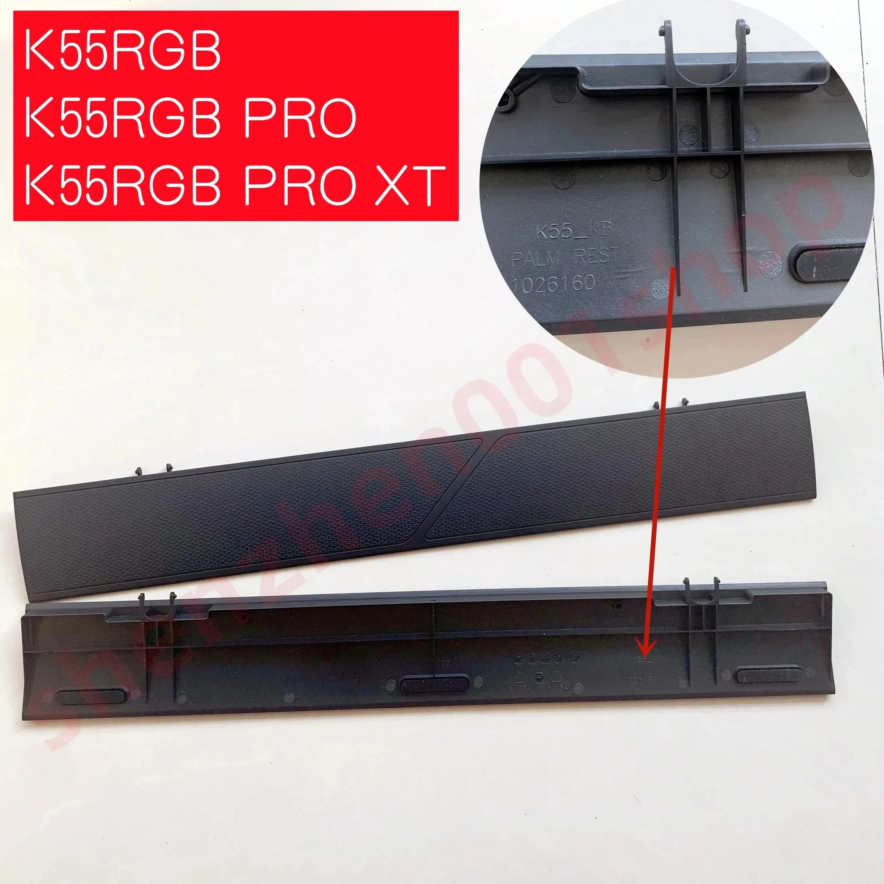 美商海盗船K55 RGB K55 RGB PR0/RGB XT手托机械键盘原装手托掌托