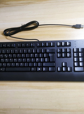 适用于联想法语法国AZERTY布局USB有线高键帽键盘sk8827