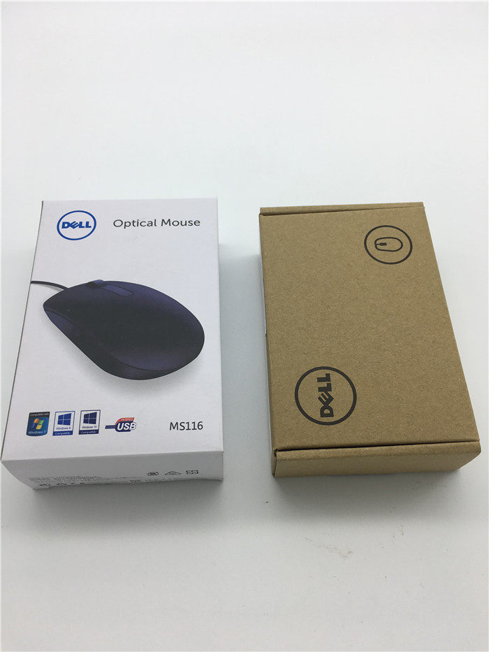 戴尔USB台式机办公光电鼠标MS116