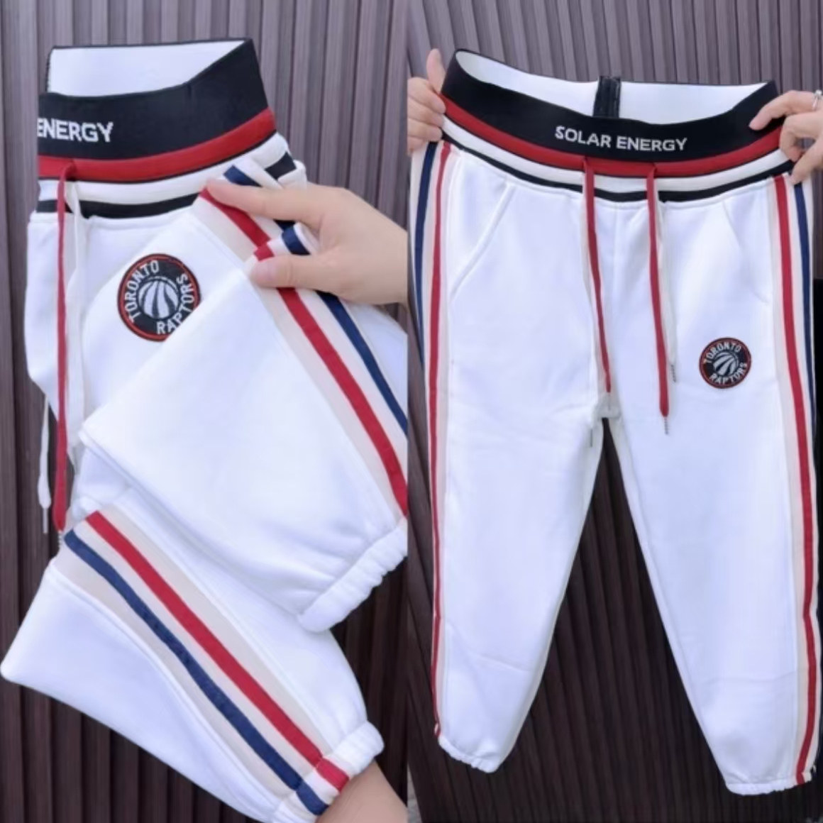 新款九分卫裤女高腰显瘦宽松束脚休闲哈伦裤2026年春季品质运动裤