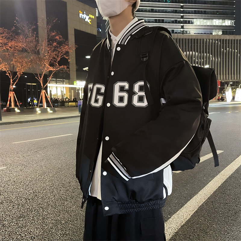 2025冬装棒球服棉衣男潮流棉衣加厚保暖外套M2007P120控158,男装棉衣,电商C323