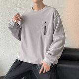 秋冬摇粒绒套头衫卫衣男长袖保暖抓绒W209P45，男装棉衣，电商C323