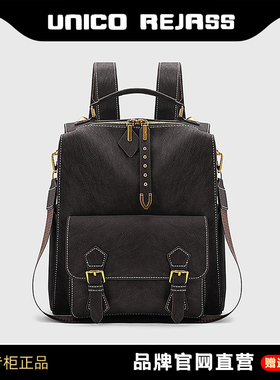 包包女包2025秋冬新款潮流经典纯色简约大容量通勤休闲百搭双肩包