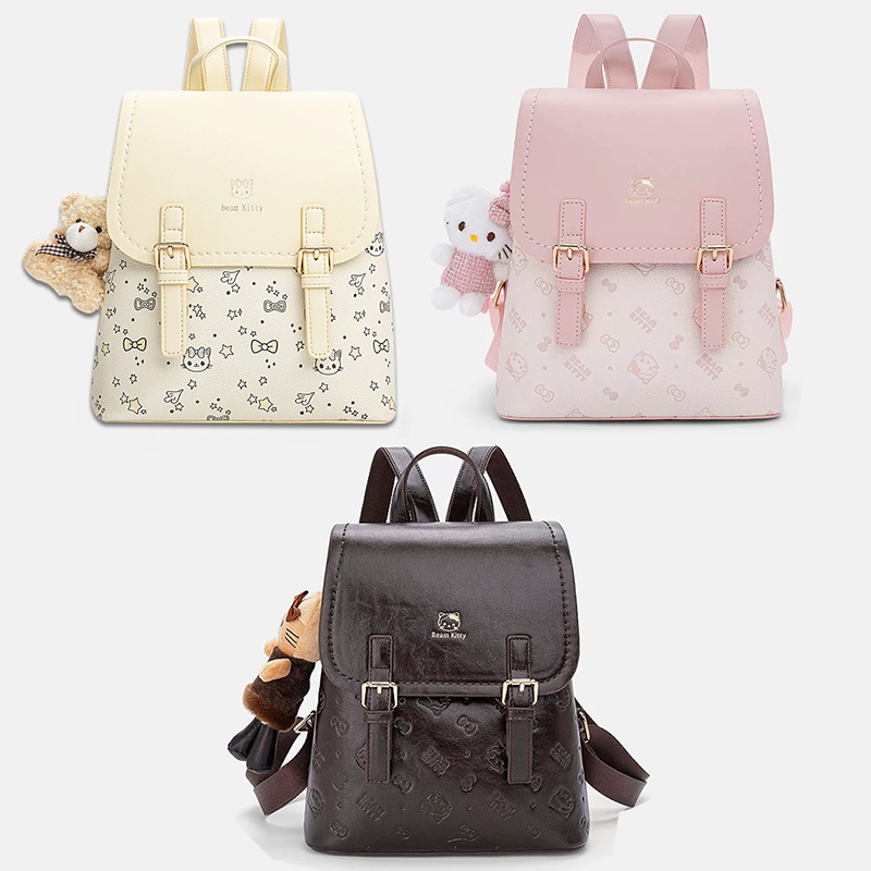 双肩包女包包2025新款旅游可爱卡通小背包大学生上课通勤旅行轻便