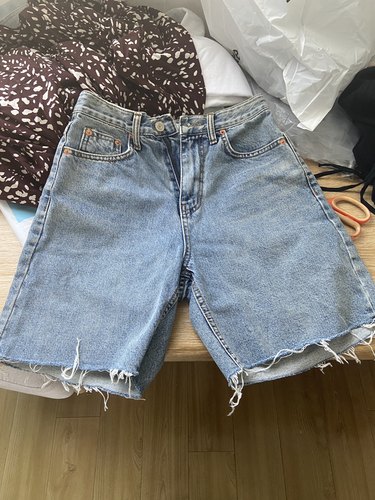 打折韩国东大门代购2024夏季新款REPELLER毛边牛仔短裤女