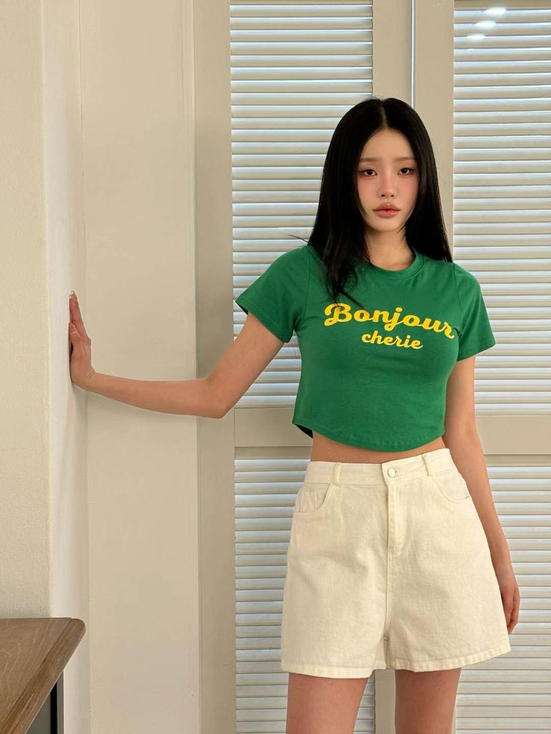 韩国东大门2025新款夏sienne 时尚短袖字母修身T恤