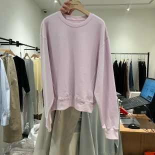 纯色宽松长袖 LMT 韩国东大门代购 LIMITED 卫衣 SAND