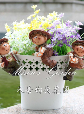 美式乡村露台工艺品客厅草帽