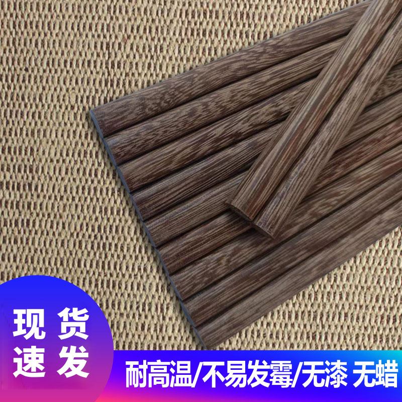 无漆无蜡鸡翅木筷子实木耐高温木筷子商用家用火锅油炸加长原木筷