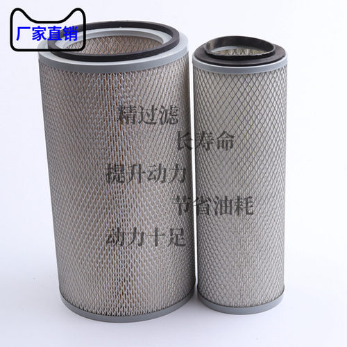 K2036空气滤芯适配玉柴空滤东风货车4108/4110发动机自卸车滤清器