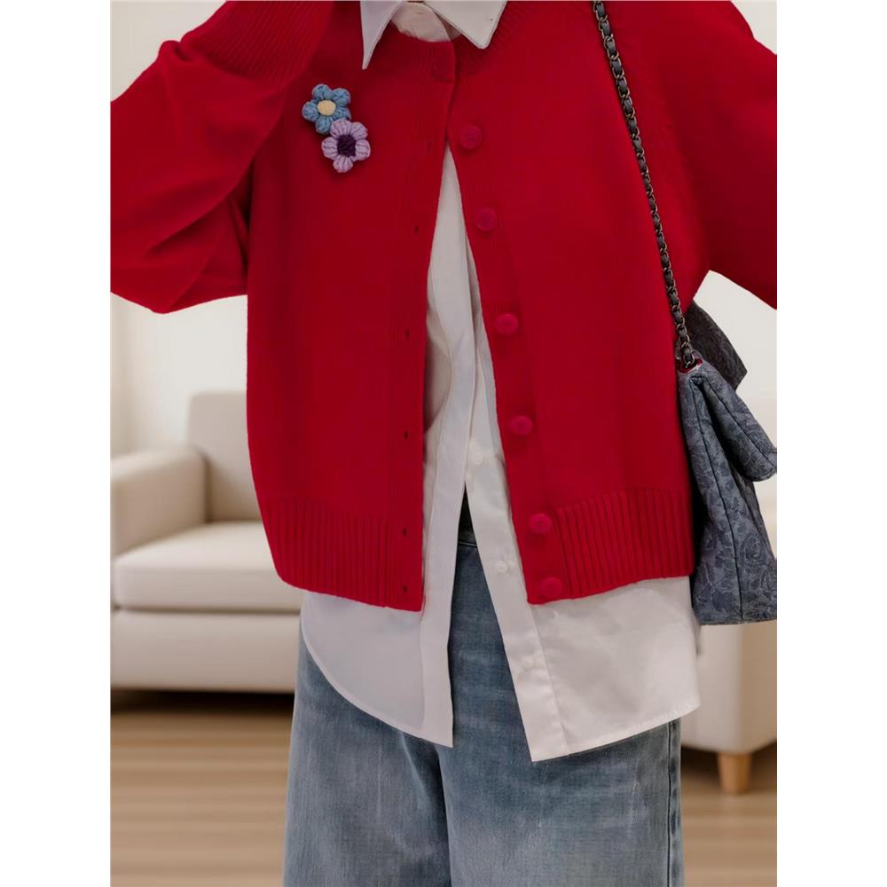 阿玛施女装正品2026开衫