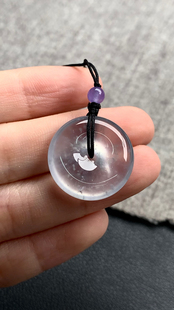 天然A货缅甸翡翠 平安扣 尺寸 21.2