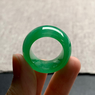 27.2 5.1 天然A货缅甸翡翠 17.4圈口 尺寸 内径 戒圈