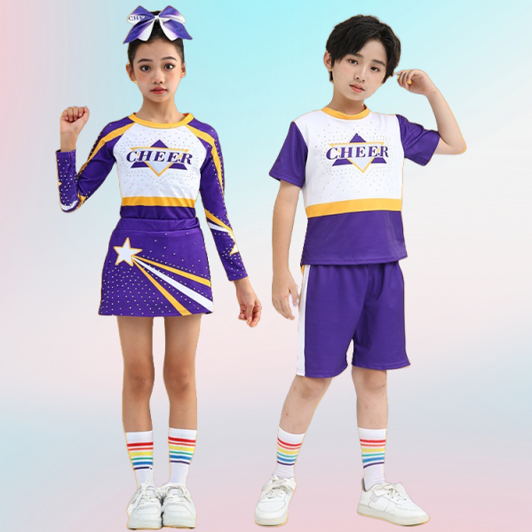 儿童啦啦操服装拉拉队服