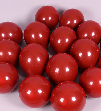 商场婚礼尾巴层石榴网红气球用装饰场景布置活动球婚房圆球单红色