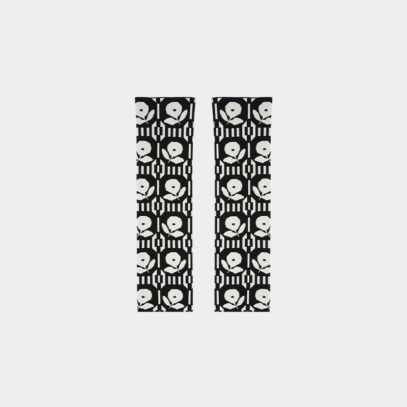 原创复古童趣感的针织提花可做袜套袖套