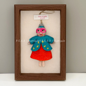 多尼古乐尼泊尔手工羊毛毡挂件时髦老奶奶玩偶包挂钥匙扣车挂礼物