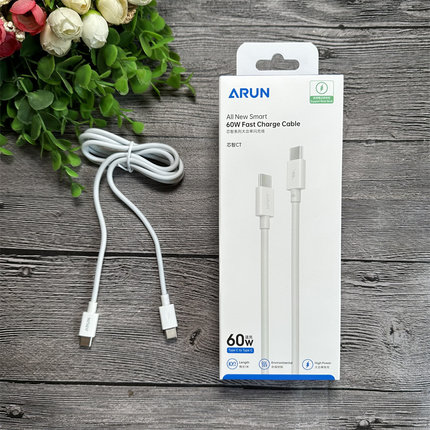 海陆通 芯智CT 芯智CT-2 1米 2米 60W 双c线 闪充线 适用苹果15/16闪充 手机平板电脑通用