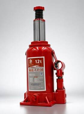 油压千斤顶轿12T车载立式千斤顶12吨液压千斤顶SUV重型货车塑料盒