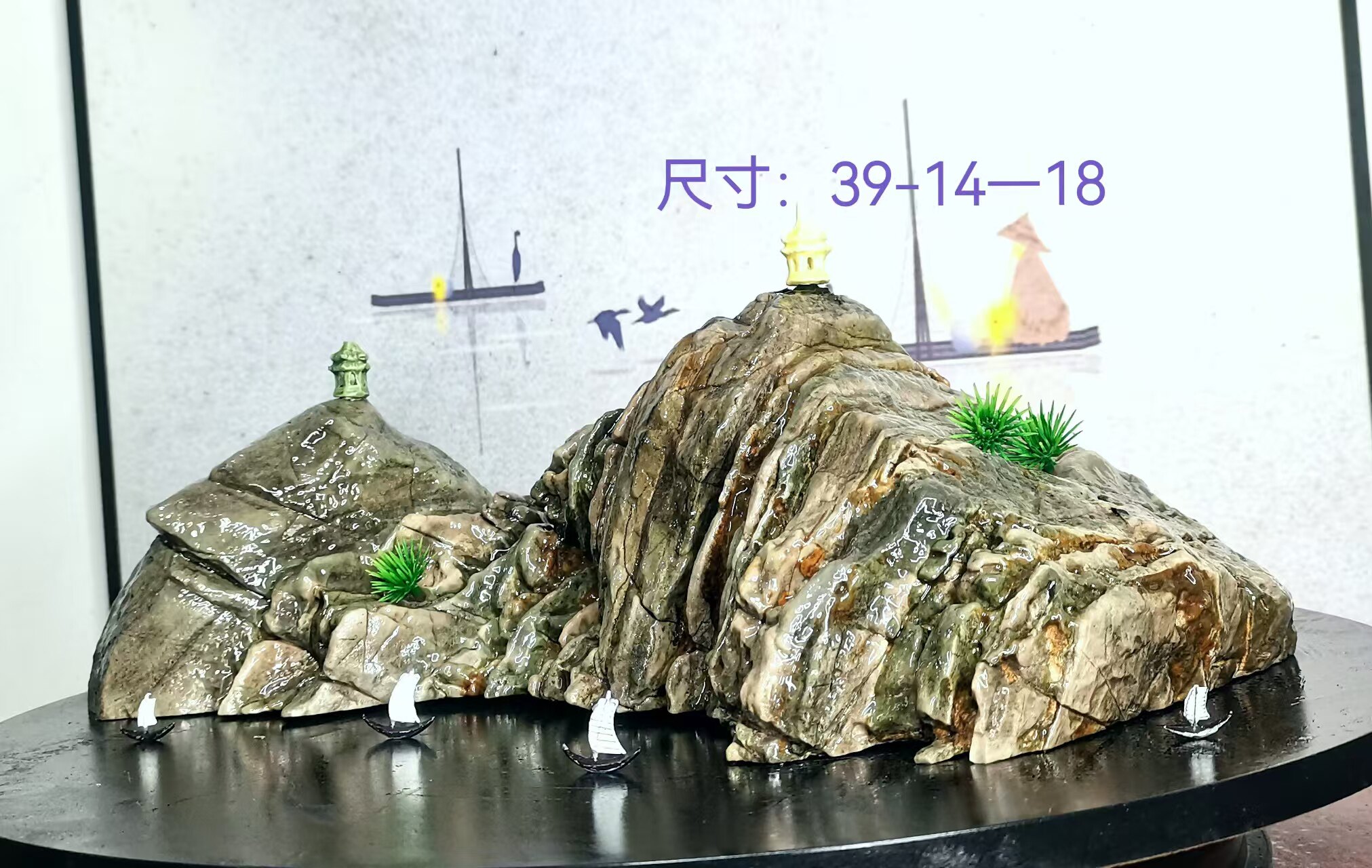 九龙璧华安玉奇原石家居摆件切底靠山泰山石升级景观赏石九龙壁石