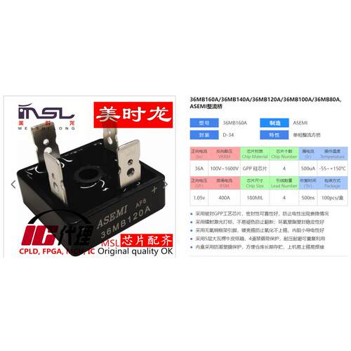 36MB120A美时龙FPGA芯片配齐