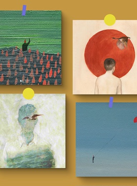 陈鸿宇专辑封面海报民谣歌手音乐人写真周边装饰画全套CD卡片墙贴