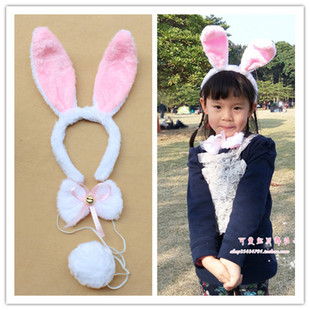 成人儿童亲子活动表演道具兔耳朵儿童发箍头箍演出动物大兔子耳朵