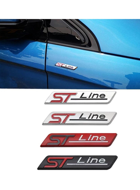 适用于福特锐际高配STline侧标福克斯锐界探险者改装翼子板车标贴