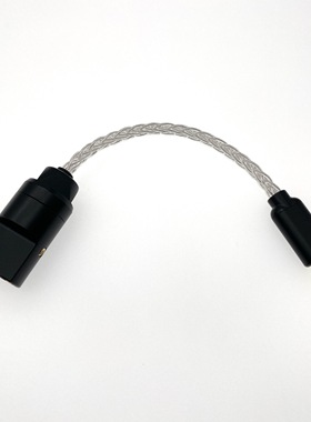 OTG TYPE-C转USB母XDUOO/XD-05解码IFI耳放线POKE单晶铜纯银DAC线