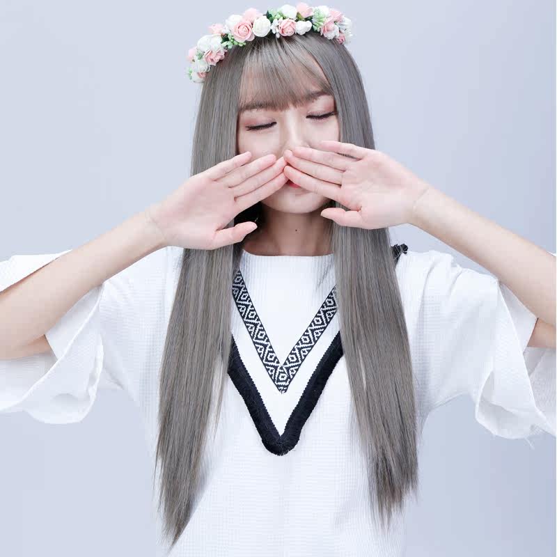 Perruque    JINKAILI Long cheveux raides - Ref 2609424 Image 3