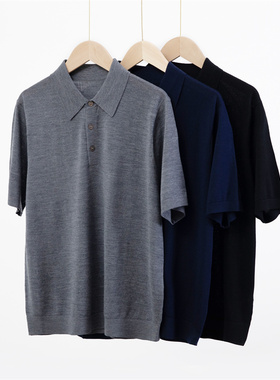 品质-扬子纱线！带吊牌！超细好穿120s男士POLO领短袖夏季pr1081