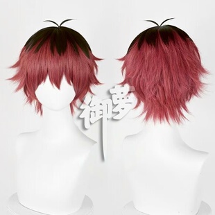 御萝 动漫 葬送的芙莉莲休塔尔克cos假发 打毛顶高温哑光丝玫瑰网
